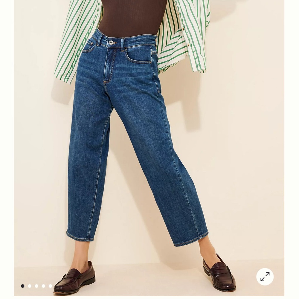 Universal Standard Lou High-Rise Barrel-Leg Jeans